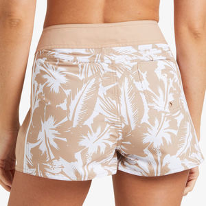 Pantalones cortos atléticos de cintura alta para mujer, pantalones cortos informales de talla grande transpirables de secado rápido, técnicas lavadas con logotipo personalizado, deportes de Yoga - Product Image 6