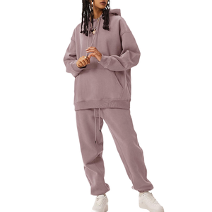 Chándales Extra Grandes con Logotipo Personalizado de Última Moda para Mujer, Material de Alta Calidad, Chándales de Hombros Caídos de Talla Grande para Mujer - Product Image 1