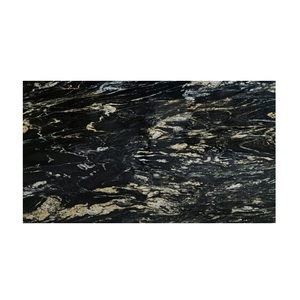 Losa de mármol dorado negro de Alaska de lujo, superficie pulida y Lisa para encimeras de cocina, mármol de piedra Natural - Product Image 1