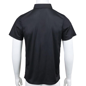 Vente en gros de chemises solides pour hommes tissu en toile respirante personnalisable de haute qualité à manches courtes léger pour l'extérieur - Product Image 3