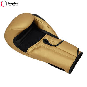 Guantes de boxeo de cuero PU de moda de alta calidad logotipo personalizado inspirar ropa para entrenamiento en artes marciales y deportes de lucha - Product Image 5