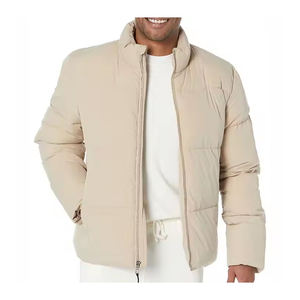 Veste matelassée isolée personnalisée pour hommes Vêtements d'extérieur d'hiver chauds et imperméables avec logo pour uniforme d'équipe ou promotion de marque - Product Image 1