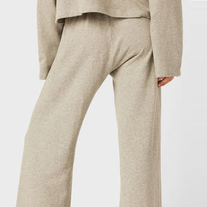 Streetwear 2025 chándales para mujer transpirable personalizado pulóver sudadera y pantalones acampanados conjunto de dos piezas ropa de mujer - Product Image 5