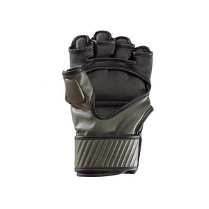 Gants MMA demi-doigt de haute qualité en gros logo personnalisé en cuir et PU professionnel pour l'entraînement au combat et la boxe - Product Image 3