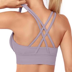 Sujetador deportivo de mujer de último diseño con precio competitivo logotipo privado personalizado corte y costura precio de fábrica por fabricante - Product Image 3