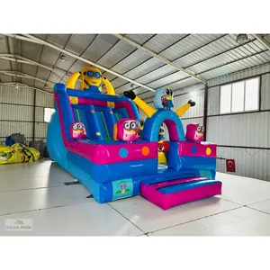 Tobogán Inflable con Temática de Minions de 8x5 Pies para Entretenimiento al Aire Libre - Product Image 4