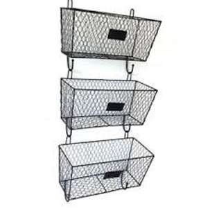 Organizador de Alambre Metálico para Montar en la Pared, Estante de Almacenamiento con Múltiples Compartimentos para Cocina, Despensa, Oficina y Hogar - Product Image 4