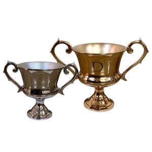 Centros de Mesa para Bodas, Jarrón de Metal Bronceado Antiguo para Decoración de Mesa de Boda, Nuevo Estilo, Jarrón de Lujo Color Dorado - Product Image 4