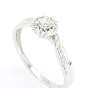 แหวนแต่งงานทองคำชุบโรเดียมประดับเพชร 18K 0.18 กะรัต ดีไซน์คลาสสิกคุณภาพสูงสำหรับสุภาพสตรี จากโรงงานผู้ผลิต (OEM) - Product Image 6