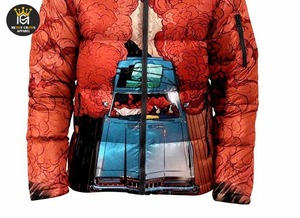 Latest Design Men's Puffer Jackets Custom Logo Printed Smart Casual Winter Woolen Coat with Hooded Zipper winter Jacket - Product Image 5