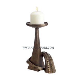 Fleur Conception En Laiton Bougeoir 5 Bras À La Main Classique Table Pièce Maîtresse Bougeoir Foudre Utiliser Bougeoir - Product Image 4