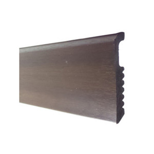Battiscopa 75x8 Polistirolo Liscio 200 Cm Noce Scuro - Product Image 1