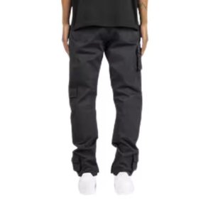 Pantalones Cargo Casuales Rectos con Logotipo Personalizado, Novedades 2025, Pantalones de Alta Calidad para Hombre, 100% Algodón, Bolsillos Negros - Product Image 2