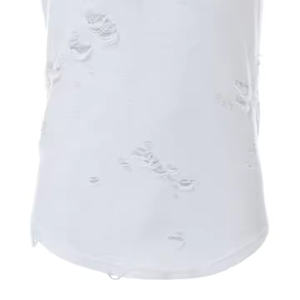 T-shirts pour hommes Vintage Heavyweight Distressed Boxy Acid Wash Oversized Custom O-cou Made Polyester/Cotton Material High Quality - Product Image 3