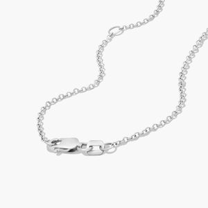 Pendentif solitaire en diamant avec motif coupé poire - Product Image 3