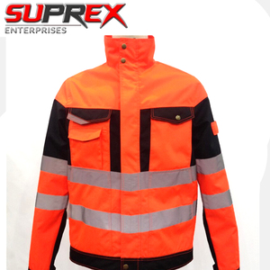 Veste de travail en coton personnalisée pour homme, durable, de sécurité industrielle, multi-poches, pour usage extérieur, avec fonction de détection des aiguilles et thermocollage sans couture, tout-en-un - Product Image 6