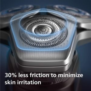 Afeitadora Eléctrica para Hombre, Húmeda y Seca, con Tecnología de Triple Cuchilla, Resistente al Agua IPX7, Lavable, Mini Afeitadora Facial Inalámbrica - Product Image 3