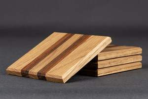 อ้างอิงชุดถาดรองแก้วทำจากเรซิ่นอีพ็อกซี่และไม้ที่รองแก้วแบบทันสมัยราคาดีสำหรับงานฝีมือของช่างฝีมือ - Product Image 3