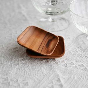 Vente en gros de vaisselle de luxe assiettes en bois dîner présentoir plats avec gravure de logo personnalisée - Product Image 5