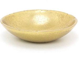 Tazón de Metal hecho a mano para servir comida, tazón decorativo para mesa de comedor, tazón para servir frutas para el hogar - Product Image 2