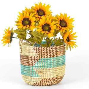 Cesta de Mimbre Redonda Natural y Elegante a Precio Económico para Plantas de Interior y Exterior, Decoración del Hogar y Jardín, desde Vietnam - Product Image 5