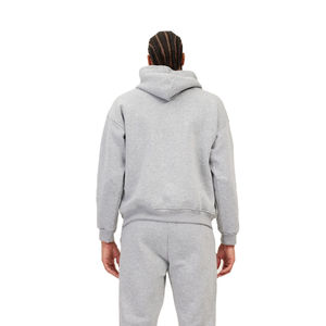 100% coton personnalisé brodé hommes XS taille lourd Streetwear à capuche solide hiver pull à capuche polaire uni teint - Product Image 4