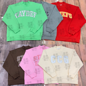 Sweat-shirt à col montant réversible surdimensionné en molleton de coton 330 GSM avec patch brodé personnalisé, vente en gros, pour femmes - Product Image 3