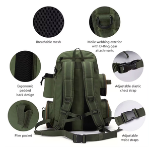 Bolsa Táctica de Camuflaje de Gran Capacidad, Impermeable, de Secado Rápido, Ligera y Profesional para Actividades al Aire Libre y Caza - Product Image 4