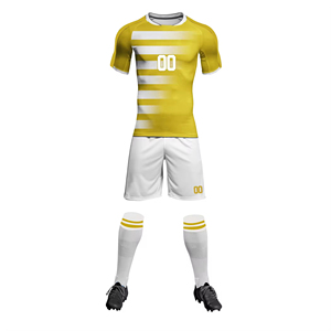 Custom Sublimation Lightweight Breathable Quick Dry Soccer Jersey Uniform and <b>Shorts</b> 100% <b>Polyester</b> for Unisex Adults - Product Image 1