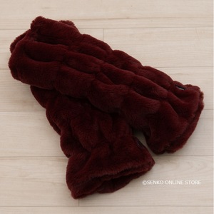SDS Boappa Conjunto de 2 piezas de moda Negro/Rojo vino Cuello y calentador de piernas largas Patrón de punto 100% Poliéster - Product Image 6