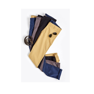 Pantalones chinos ajustados de calidad superior para hombre, ropa superior con estampado de logotipo personalizado, estilo recto elegante de calle alta de BD - Product Image 3