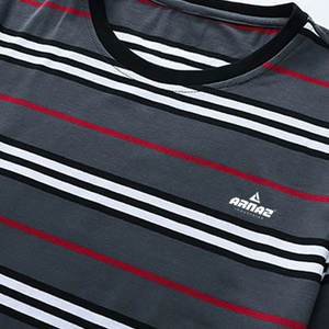 เสื้อยืดผู้ชายสีผ้านิ่มแห้งเร็วสำหรับผู้ชายเสื้อยืดสีแบบกำหนดเองดีไซน์ล่าสุด - Product Image 4