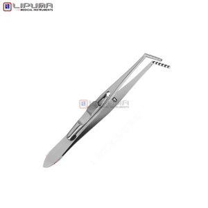 Pinzas para Estrabismo JAMESON para Diestros, 10 cm, Instrumentos Médicos Quirúrgicos, Cirugía Oftálmica, Acero Inoxidable de Alta Calidad - Product Image 5