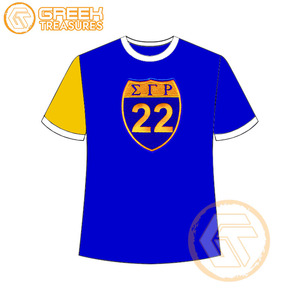 Vente en gros de t-shirt Sigma Gamma Rho pour femmes vêtements de sororité jersey de coton t-shirt respirant de haute qualité vêtements grecs pour femmes - Product Image 6