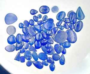 Cabochon de Lapis Lazuli bleu naturel de haute qualité Pierre précieuse en vrac unique pour la fabrication de bijoux - Product Image 1