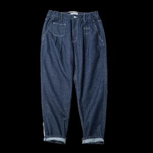 Pantalon en jean stretch personnalisé pour hommes High Street Hip Hop Style vintage Zipper Fly Dark Fournisseur direct de vêtements de rue en 3D - Product Image 1