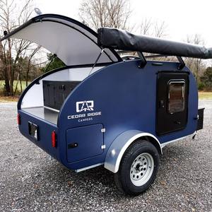 รถพ่วงแคมป์ปิ้งขนาดเล็กแบบหยดน้ำสำหรับเดินทางออฟโรด ใช้กับรถกระบะ ลดราคาในแคนาดา - Product Image 1
