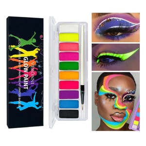 Fournitures de peinture corporelle néon fluorescente Maquillage Peinture - Product Image 2