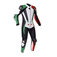 Servicio OEM, Diseño Personalizado, Traje de Motociclismo de Cuero Vacuno, Talla Grande, Transpirable, Resistente al Viento, para Invierno y Verano, con Estampado, Certificado CE