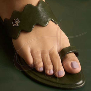 Sandalias de Mujer con Diseño Moderno y Elegante, Hechas a Mano, Antideslizantes, con Parte Superior de Cuero Sintético Suave - Product Image 6