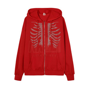Nueva Llegada, Sudadera con Capucha de Invierno para Hombre, Calidad Premium, 100% Algodón, con Pedrería, Estilo Casual, Transpirable, Ecológica, Ropa Urbana - Product Image 1