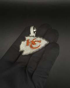 Colgante con Inicial Personalizada, Plata de Ley 925, Diamante Moissanite VVS, Estilo Hip Hop, Colgante con Inicial de Nombre para Hombre, para Regalo - Product Image 3