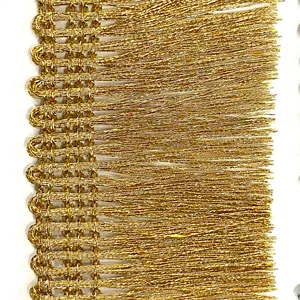 Giysiler için Lurex altın renk saçaklar katolik Chasubles ve süslemeleri