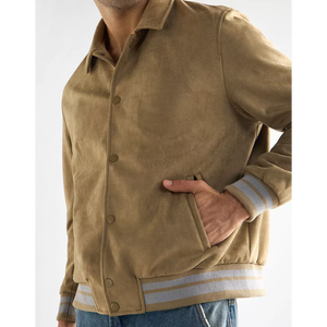 Vestes de baseball avec broderie en chenille pour hommes - Product Image 5