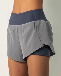 กางเกงขาสั้นโพลีเอสเตอร์เอวสูงเซ็กซี่ระบายอากาศได้ดีสำหรับผู้หญิงกางเกงขาสั้นออกกำลังกายเล่นยิมฟิตเนสขนาดใหญ่พิเศษโลโก้ได้ตามต้องการ - Product Image 5