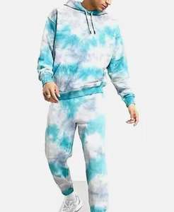 Survêtement d'hiver élégant unisexe 100% coton Sweat à capuche pour homme Pantalon de survêtement et cargo Jogging Wear Imprimé Survêtements 2 pièces - Product Image 1