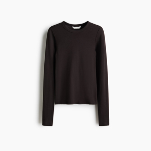 <b>WOMEN</b> Long Sleeved Jersey Top Soft Stretch Fabric Casual Slim Fit Fashion Tee for Daily Wear Street Style Wholesale - Product Image 5