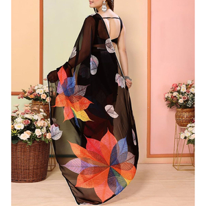 Bordes de encaje personalizados Tela transparente Sari Cantidad a granel para fiestas Aniversarios Compromisos y eventos sociales - Product Image 3