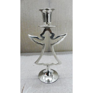 แท่นวางเทียนอลูมิเนียมขัดเงาสูง,เชิงเทียนสไตล์วินเทจหรูหราทันสมัยคุณภาพพรีเมี่ยม - Product Image 3