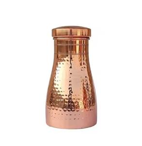 Botellas de cobre puro Premium | Herméticas, hechas a mano | Antimicrobiano y bienestar | Botellas ecológicas dignas de regalo - Product Image 6